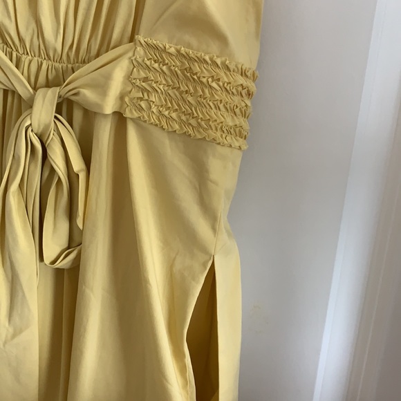 NWT BCBGMaxAzria Yummy Yellow Dress (XS) - Picture 10 of 11